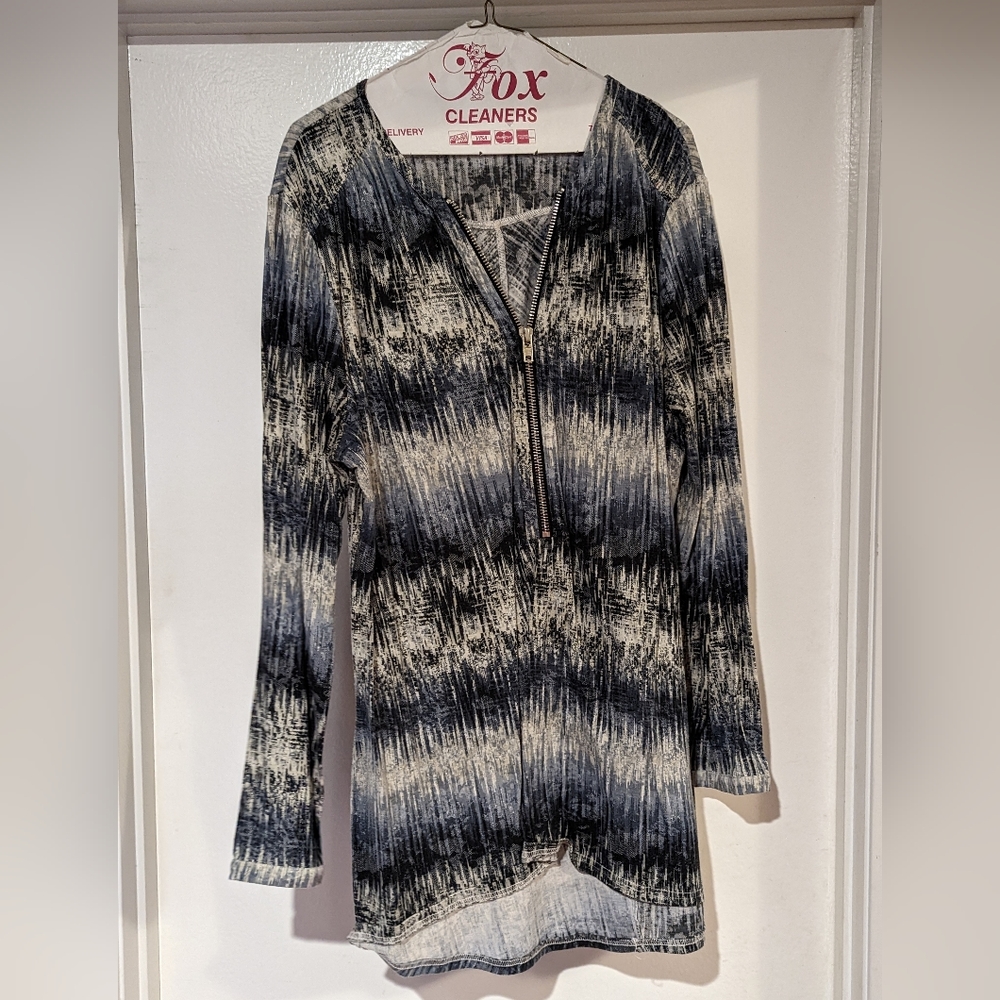 Elvi Size 20 Zip front Tunic